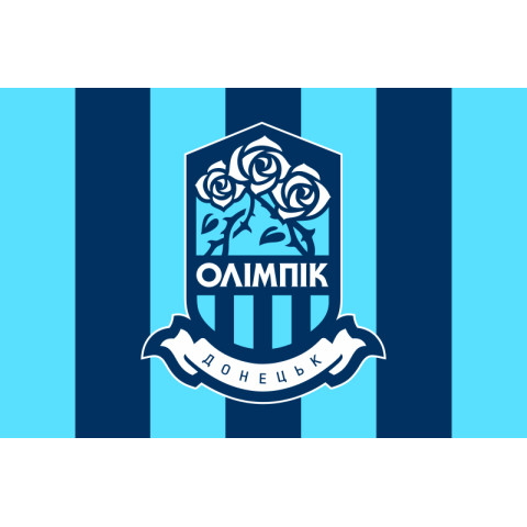 Прапор ФК «Олімпік» Донецьк, Україна. Варіант-01