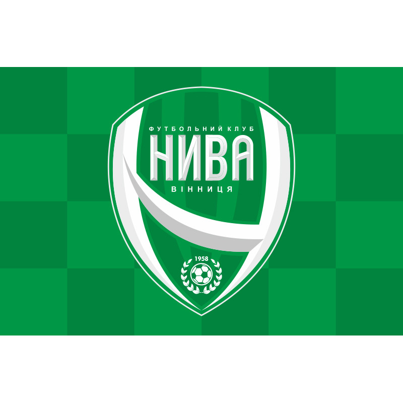 Прапор ФК «Нива» Вінниця, Україна. Варіант-02 Прапор ФК «Нива» Вінниця, Україна. Варіант-02