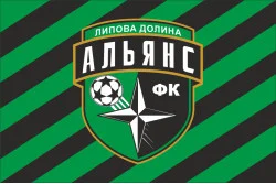 Флаг ФК «Альянс» СМТ Липовая Долина, Украина. Вариант-01 Флаг ФК «Альянс» СМТ Липовая Долина, Украина. Вариант-01