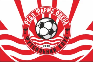 Флаг ФК «Реал Фарма» Одесса, Украина. Вариант-01 Флаг ФК «Реал Фарма» Одесса, Украина. Вариант-01