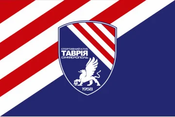 Прапор ФК «Таврія» Сімферополь, Україна. Варіант-01