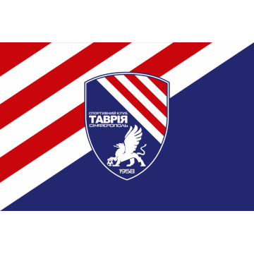 Прапор ФК «Таврія» Сімферополь, Україна. Варіант-01