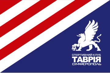 Прапор ФК «Таврія» Сімферополь, Україна. Варіант-02