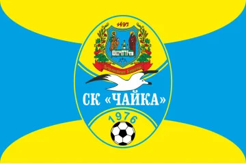Прапор ФК «Чайка» село Петропавлівська Борщагівка, Україна. Варіант-01