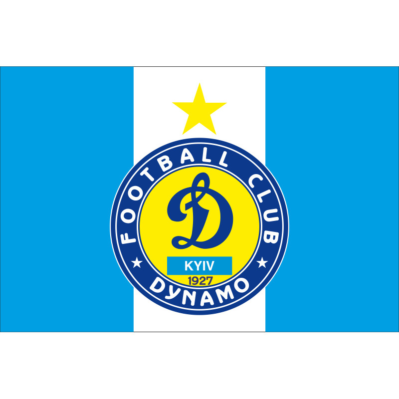 Флаг ФК «Динамо» Киев (2003-2007). Вариант-03 Флаг ФК «Динамо» Киев (2003-2007). Вариант-03
