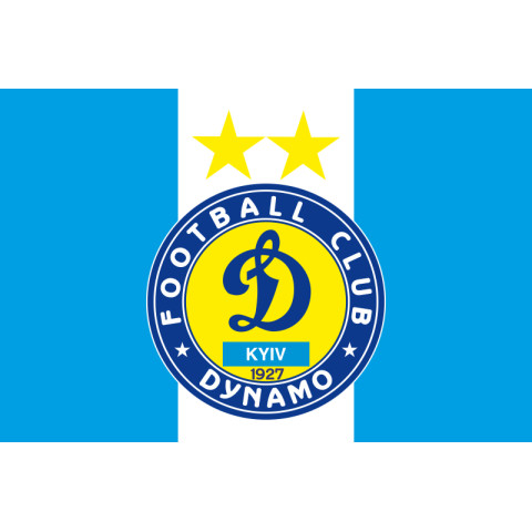 Флаг ФК «Динамо» Киев (2007-2011). Вариант-03 Флаг ФК «Динамо» Киев (2007-2011). Вариант-03