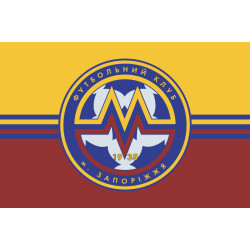 Флаг ФК «Металлург» Запорожье (2005-2018), Украина. Вариант-04 Флаг ФК «Металлург» Запорожье (2005-2018), Украина. Вариант-04