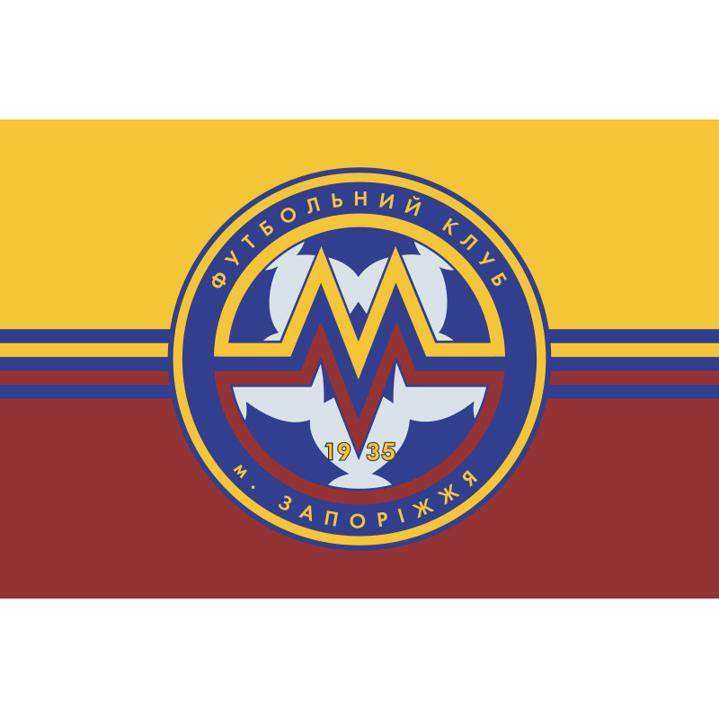 Флаг ФК «Металлург» Запорожье (2005-2018), Украина. Вариант-04 Флаг ФК «Металлург» Запорожье (2005-2018), Украина. Вариант-04