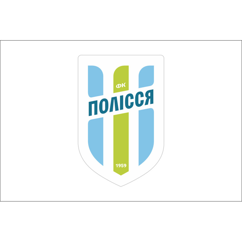 Флаг ФК «Полесье» Житомир (2017-2018), Украина Флаг ФК «Полесье» Житомир (2017-2018), Украина