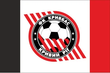Флаг ФК «Кривбасс» Кривой Рог, Украина. Вариант-02