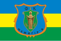 Флаг ФК «Межигорье» Новые Петровцы, Украина. Вариант-02