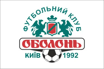 Прапор ФК «Оболонь-Бровар» Київ (1992-2001), Україна Прапор ФК «Оболонь-Бровар» Київ (1992-2001), Україна