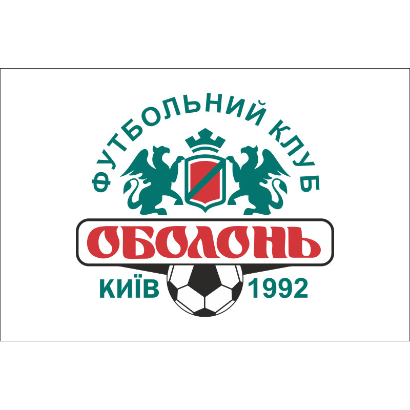 Прапор ФК «Оболонь-Бровар» Київ (1992-2001), Україна Прапор ФК «Оболонь-Бровар» Київ (1992-2001), Україна
