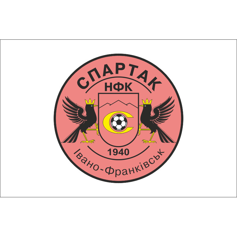 Флаг ФК «Спартак» Ивано-Франковск (2006-2007), Украина Флаг ФК «Спартак» Ивано-Франковск (2006-2007), Украина
