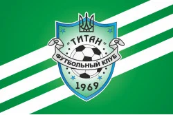 Прапор ФК «Титан» Армянськ, Україна. Варіант-02