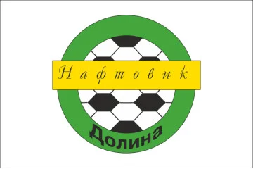 Флаг ФК «Нефтяник» Долина, Украина. Вариант-01