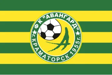 Прапор ФК «Авангард» Краматорськ, Україна. Варіант-03