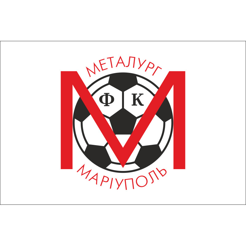 Прапор ФК «Металург» Маріуполь (1995-1996), Україна Прапор ФК «Металург» Маріуполь (1995-1996), Україна