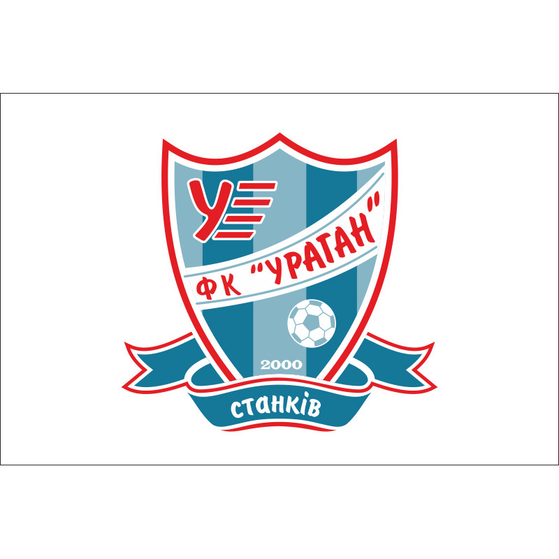 Прапор ФК «Ураган» Станків, Україна Прапор ФК «Ураган» Станків, Україна