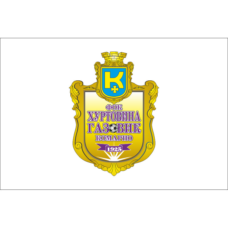 Флаг ФК «Газовик-Хуртовына» Комарно, Украина Флаг ФК «Газовик-Хуртовына» Комарно, Украина