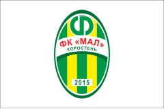 Флаг ФК «МАЛ» Коростень, Украина