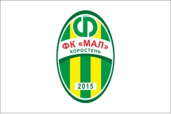 Флаг ФК «МАЛ» Коростень, Украина