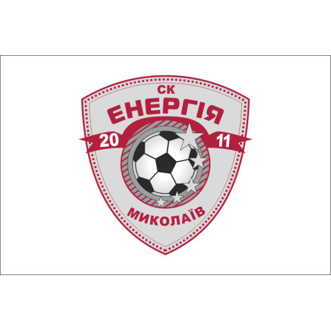 Флаг ФК «Энергия» Николаев, Украина. Вариант-01