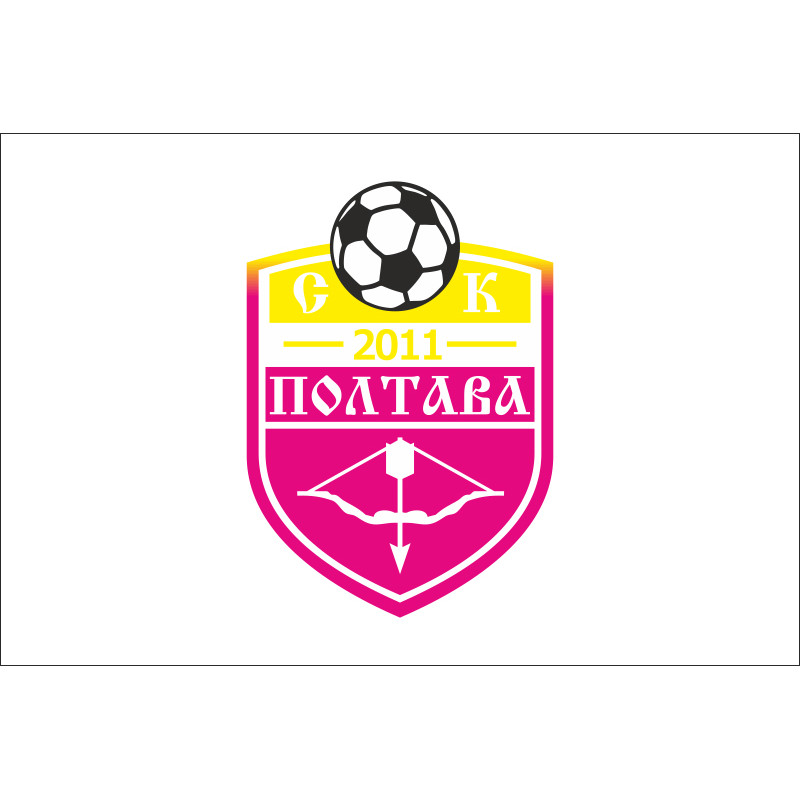 Флаг СК «Полтава» Полтава, Украина. Вариант-01 Флаг СК «Полтава» Полтава, Украина. Вариант-01
