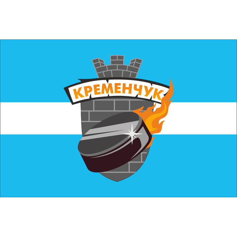 Прапор ХК «Кременчук» Кременчук, Україна. Варіант-03 Прапор ХК «Кременчук» Кременчук, Україна. Варіант-03