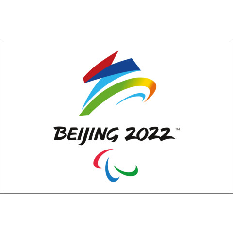 Флаг Зимних Олимпийских игр 2022. Вариант-02 Флаг Зимних Олимпийских игр 2022. Вариант-02