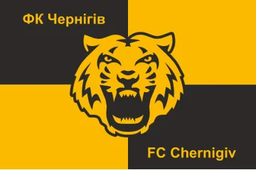 Прапор ФК «Чернігів» Чернігів, Україна. Варіант-02