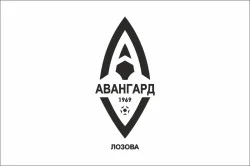 Флаг ФК «Авангард» Лозовая, Украина. Вариант-01