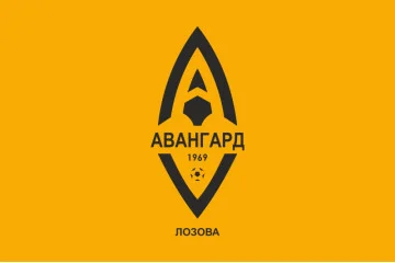 Прапор ФК «Авангард» Лозова, Україна. Варіант-02