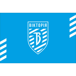 Флаг ФК «Виктория» Сумы, Украина. Вариант-03 Флаг ФК «Виктория» Сумы, Украина. Вариант-03