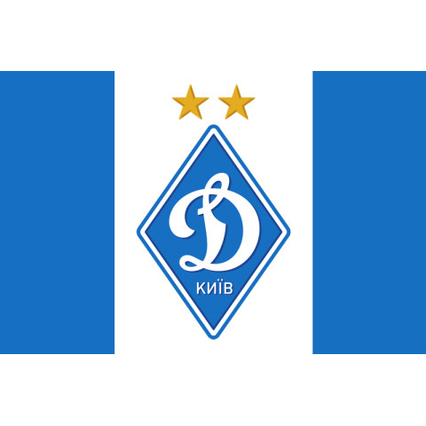 Прапор ФК «Динамо» Київ (2011-2025). Варіант-01 Прапор ФК «Динамо» Київ (2011-2025). Варіант-01