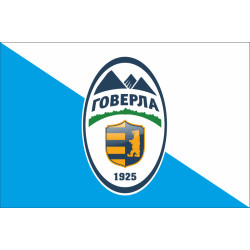 Флаг ФК «Говерла» Ужгород, Украина. Вариант-01