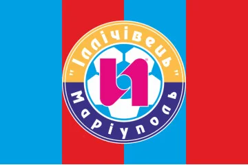 Прапор ФК «Маріуполь» Маріуполь (2002-2017, «Іллічівець»), Україна. Варіант-02 Прапор ФК «Маріуполь» Маріуполь (2002-2017, «Іллічівець»), Україна. Варіант-02
