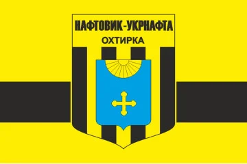 Флаг ФК «Нефтяник-Укрнефть» Ахтырка, Украина. Вариант-02