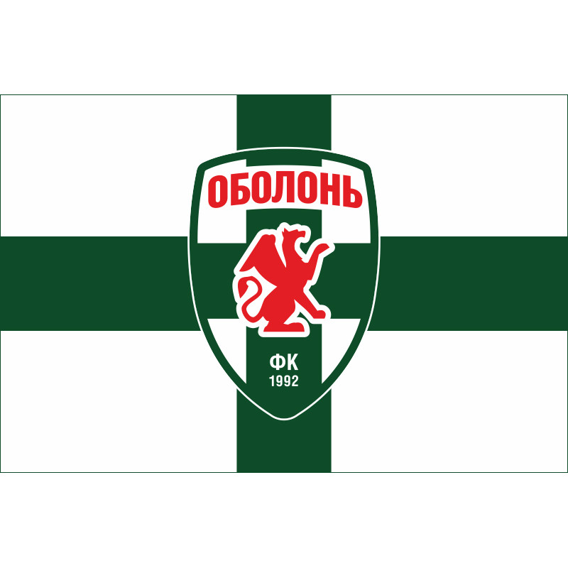 Прапор ФК «Оболонь-Бровар» Київ, Україна. Варіант-01 Прапор ФК «Оболонь-Бровар» Київ, Україна. Варіант-01