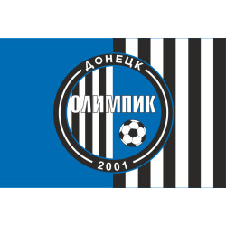 Прапор ФК «Олімпік» Донецьк (2001-2018), Україна. Варіант-01 Прапор ФК «Олімпік» Донецьк (2001-2018), Україна. Варіант-01