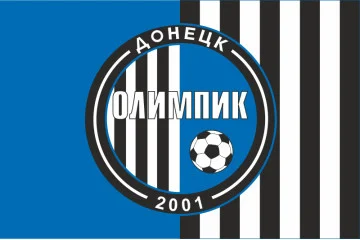 Прапор ФК «Олімпік» Донецьк (2001-2018), Україна. Варіант-01 Прапор ФК «Олімпік» Донецьк (2001-2018), Україна. Варіант-01