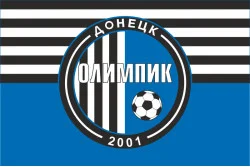 Прапор ФК «Олімпік» Донецьк (2001-2018), Україна. Варіант-02 Прапор ФК «Олімпік» Донецьк (2001-2018), Україна. Варіант-02