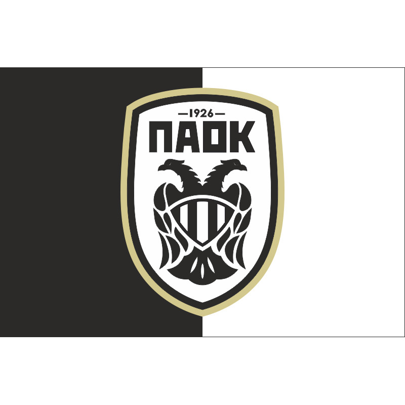 Прапор ФК «ПАОК». Варіант-01 Прапор ФК «ПАОК». Варіант-01