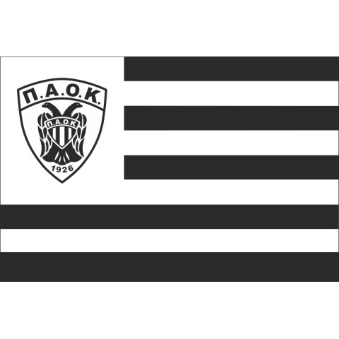 Прапор ФК «ПАОК». Варіант-02 Прапор ФК «ПАОК». Варіант-02