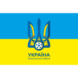 Прапор Збірної України з футболу. Варіант-01