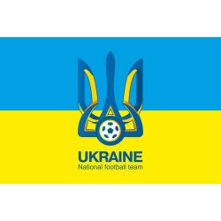 Прапор Збірної України з футболу. Варіант-03