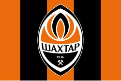 Прапор ФК «Шахтар» Донецьк, Україна. Варіант-01