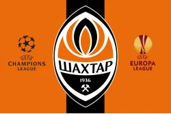 Прапор ФК «Шахтар» Донецьк, Україна. Варіант-02