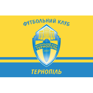 Прапор ФК «Тернопіль» Тернопіль, Україна. Варіант-01