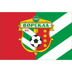 Флаг ФК «Ворскла» Полтава, Украина. Вариант-01